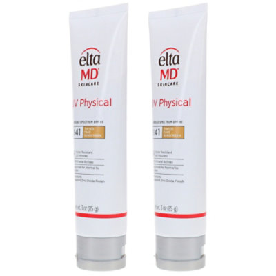EltaMD UV Physical Broad Spectrum SPF 41 Tinted Face Sunscreen 3 oz 2 Pack - Image 2
