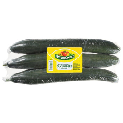 Naturesweet Cucumber English Long - 3 CT - Image 1