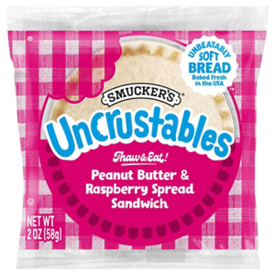 Smuckers Uncrustables Peanut Butter And Raspberry 15-2 Oz, 30 Oz - 15-2 OZ - Image 1