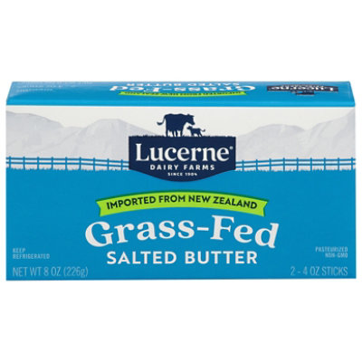 Lucerne Butter Grassfed Salted - 8 Oz - Image 2