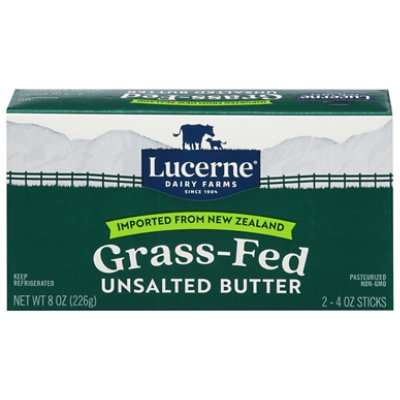 Lucerne Grassfed Unsalted Butter - 8 Oz