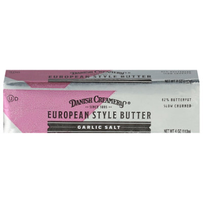 Danish Creamery European Style Specialty Stick Butter Garlic Salted, 4 Oz - 4 OZ - Image 3