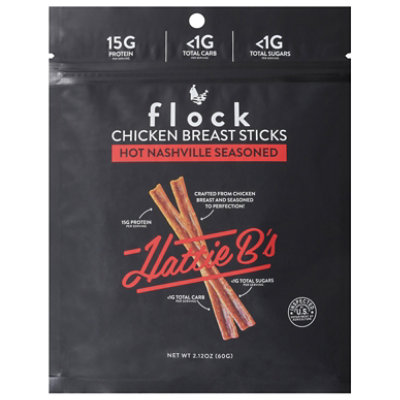 Flock Chicken Sticks Hattie Bs Nashville Hot 2.12oz - 2.12 OZ - Image 2
