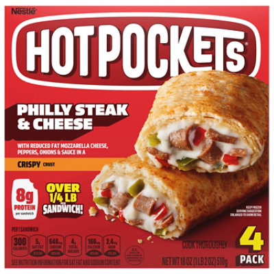 Hot Pockets Philly Steak & Cheese, 18 Oz - 18 OZ - Image 5