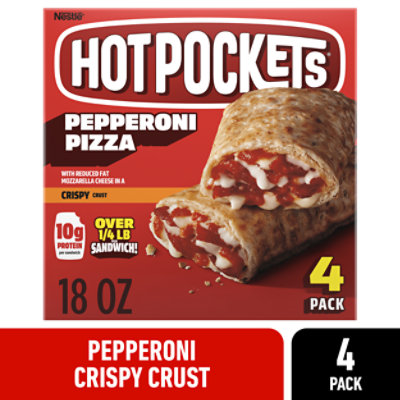 Hot Pockets Pepperoni Pizza 18oz - 18 OZ - Image 1