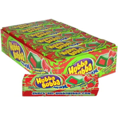 Hubba Bubba Strawberry Watermelon 5 pc - Case - 18 Units - Image 1