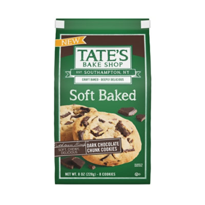 Tates Cookies Dark Chocolate Chip 8oz - 8 OZ - Image 1