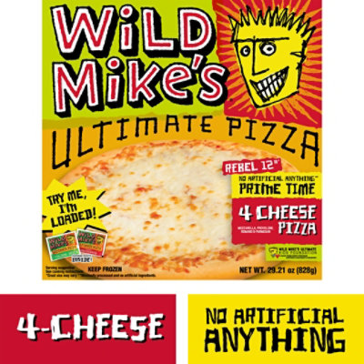 Wild Mikes Ultimate Prime Time 4-cheese, 29.21 Oz - 29.2 OZ - Image 1