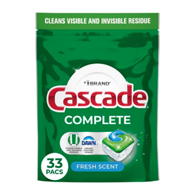 Cascade Complete Actionpacs Fresh Scent - 33 Ct. - 33 CT - Image 1