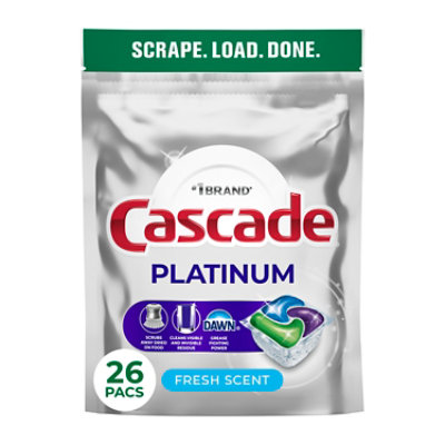 Cascade Platinum Actionpacs Fresh Scent 26 Ct - 26 CT - Image 1