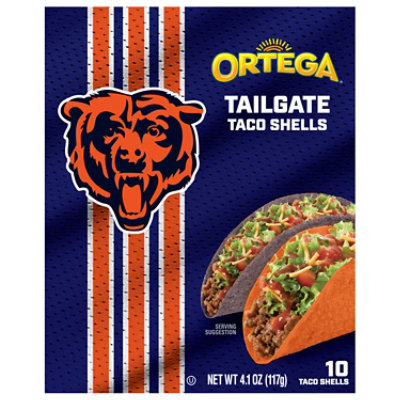 Ortega Tailgate Chicago Bears Taco Shells 10ct - 10 CT - Image 3