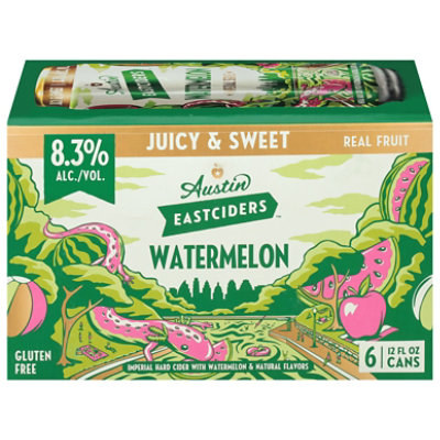 Austin Imperial Watermelon 6pk In Cans - 6-12 FZ - Image 1