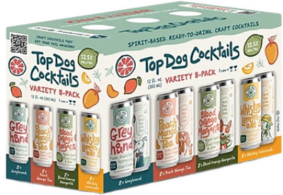 Top Dog Cocktails Variety Pack - 8-355 ML - Image 1