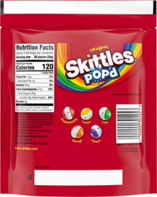SKITTLES POP'd Originals Freeze Dried Candy Bag - 5.5 Oz - Image 6