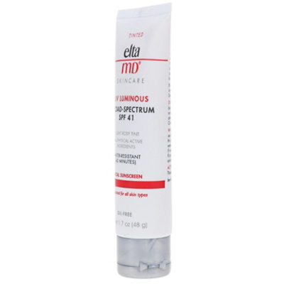 EltaMD UV Luminous Broad-Spectrum SPF 41 Facial Sunscreen 1.7 oz - Image 2
