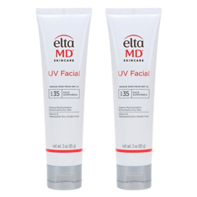 EltaMD UV Facial Broad Spectrum SPF 35 Face Sunscreen 3 oz 2 Pack - Image 1