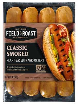 Field Roast Smoked Vegetarian Frankfurters 12 Oz - 12 OZ - Image 1