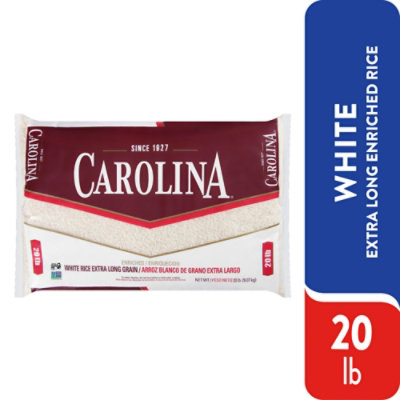 Carolina Long Grain White Rice - 20 LB - Image 1