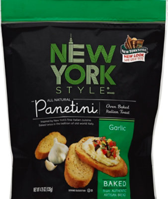 Ny Style Panetini Garlic 4.75oz - 4.75 OZ - Image 2