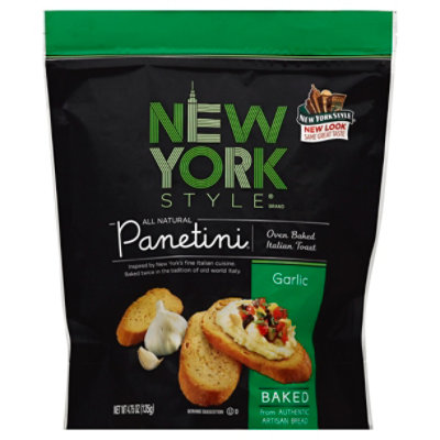 Ny Style Panetini Garlic 4.75oz - 4.75 OZ - Image 1