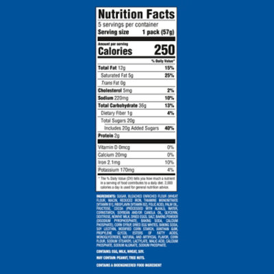 Oreo Cakesters Chocolate 10.1oz - 10.1 OZ - Image 4