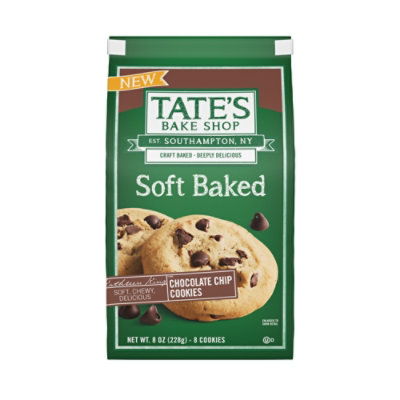 Tates Cookies Soft Baked Chocolate Chip 8oz - 8 OZ - Image 1