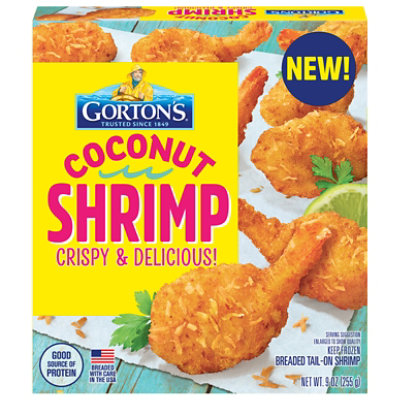 Gortons Coconut Shrimp Breaded Tail On Frozen 9oz - 9 OZ - Image 2