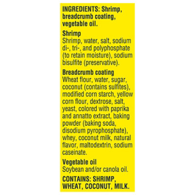 Gortons Coconut Shrimp Breaded Tail On Frozen 9oz - 9 OZ - Image 4
