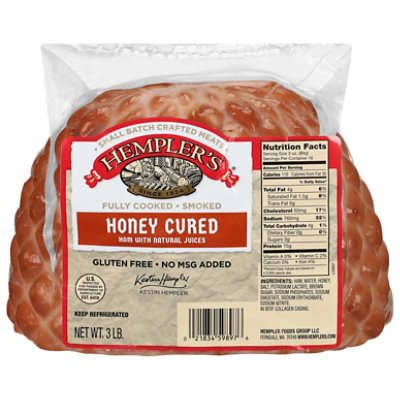 Hempler's Boneless Honey Ham Half - 48 OZ - Image 3