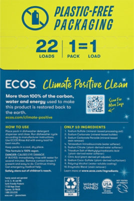 Ecos Dishwasher Detergent Packs Free & Clear - 22 Ct. - 22 CT - Image 4