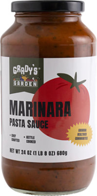 Gradys Garden Marinara Pasta Sauce - 24 OZ - Image 1