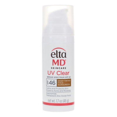 EltaMD UV Clear Broad Spectrum SPF 46 Deep Tinted Face Sunscreen 1.7 oz - Image 3