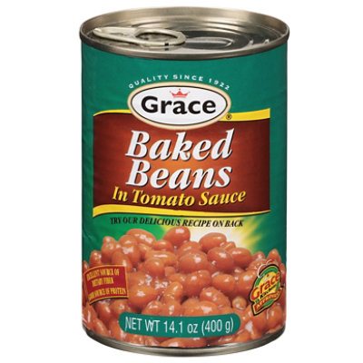 Grace Caribbean Baked Beans Tomato Sauce - 14.1 OZ - Image 3