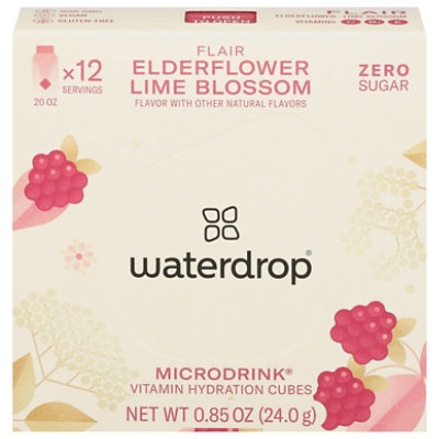 Waterdrop Flair Elderflower Lime .85oz - 0.85 OZ - Image 2