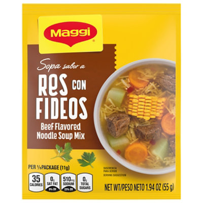 Maggi Beef Flavored Noodle Soup Mix 1.94 Oz. - 1.94 OZ - Image 2
