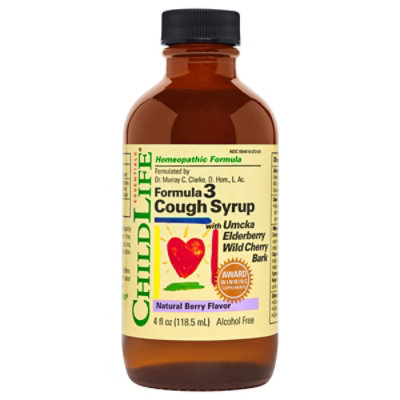 Childlife Formula 3 Cough Syrup 4oz - 4 OZ - Image 1