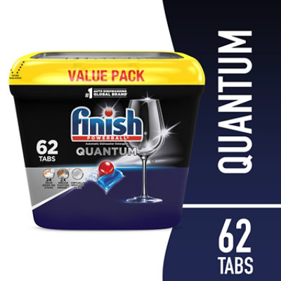 Finish Powerball Quantum Automatic Dishwasher Detergent - 62 Ct Tabs - 62 CT - Image 1