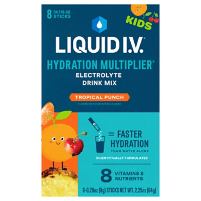 Liquid I.v Kids Tropical Punch, 8ct - 2.25 OZ - Image 3