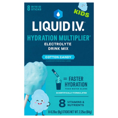 Liquid I V Kids Cotton Candy 8ct - 2.25 OZ - Image 3