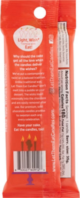 Let Them Eat Candles Chocolate Ballon Number 1 - 1.27 OZ - Image 5