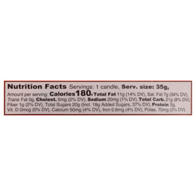 Let Them Eat Candles Chocolate Ballon Number 1 - 1.27 OZ - Image 3