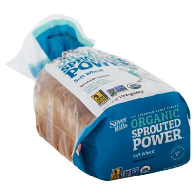 Silver Hills Bread Loaf Soft Wheat Org - 24 OZ - Image 1