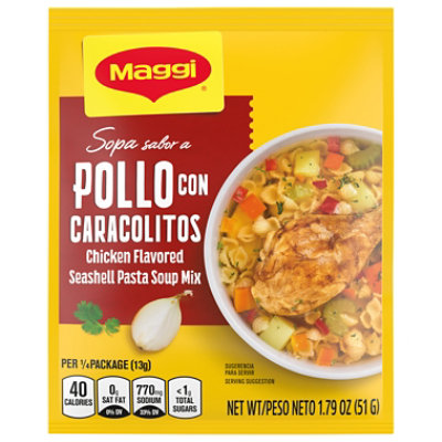 Maggi Dehydrated Soup Chicken Seashell 1.79oz - 1.799OZ - Image 2
