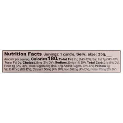 Let Them Eat Candles Chocolate Ballon Number 6 - 1.27 OZ - Image 3