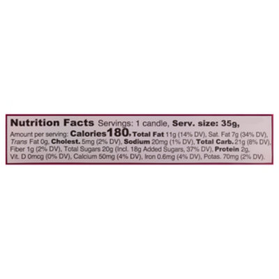 Let Them Eat Candles Chocolate Ballon Number 7 - 1.27 OZ - Image 3
