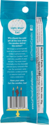 Let Them Eat Candles Chocolate Ballon Number 5 - 1.27 OZ - Image 5