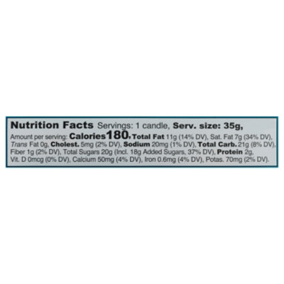 Let Them Eat Candles Chocolate Ballon Number 5 - 1.27 OZ - Image 3