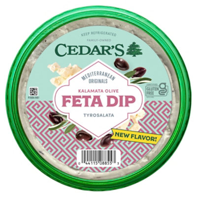 Cedars Mediterranean Foods Kalamata Olive Feta Dip - 8 OZ - Image 1