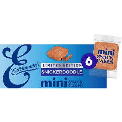 Entenmann's Baker's Delights Snickerdoodle Mini Cakes - 6 - 10.5 OZ - Image 1