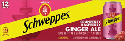 Schweppes Raspberry Ginger Ale 12-12fz - 12-12FZ - Image 6